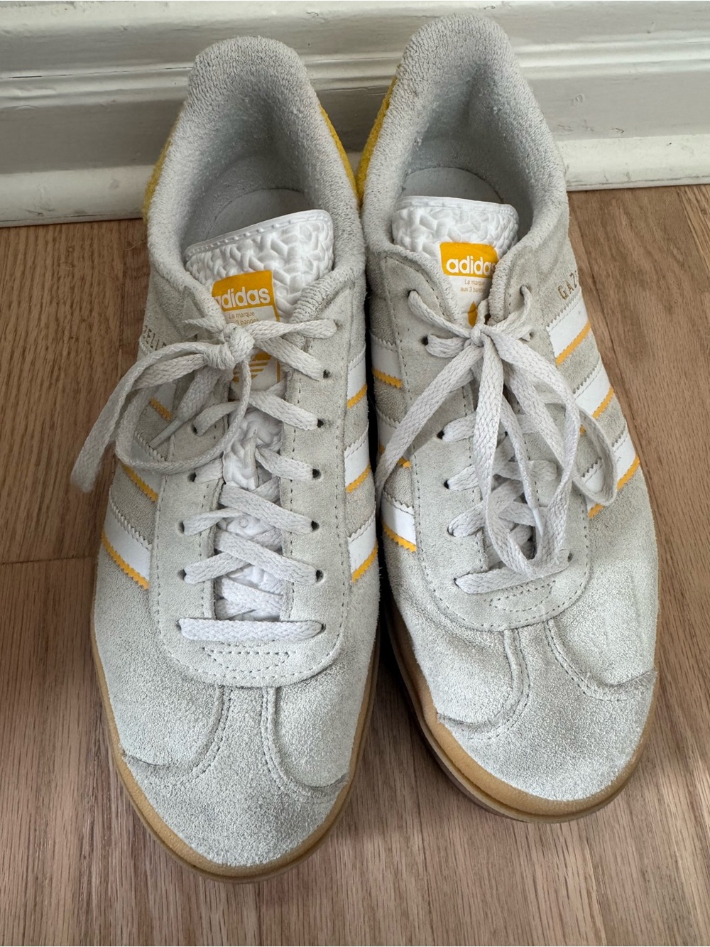 Adidas Gazelle Beige & Yellow Samba Classic Sneakers